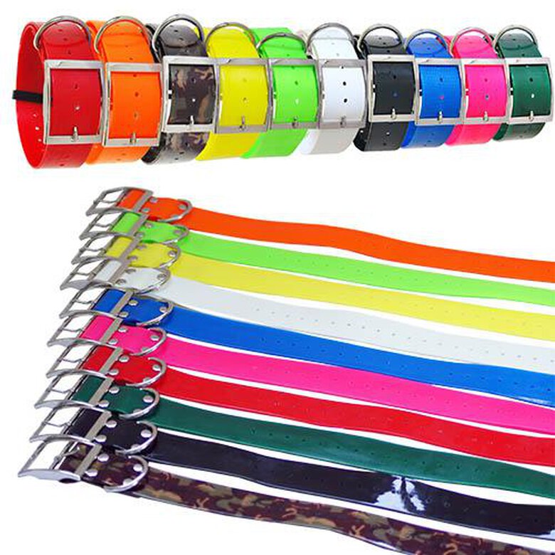 Collar Duradero para el Agua de Cabañas del Monte para perros, ideal para actividades acuáticas y aventuras al aire libre. Fabricado con materiales resistentes al agua y de alta calidad, este collar está diseñado para soportar las condiciones más exigentes sin perder su funcionalidad ni estilo.