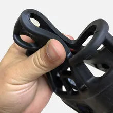 Bozal con cesta acolchada.