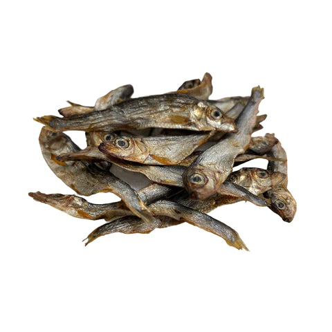 Espadín de Pescado de Cabañas del Monte para perros, un snack natural y delicioso que tu mascota adorará. Hecho de pescado 100% natural, este espadín es rico en proteínas y ácidos grasos omega-3