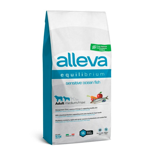 Alleva Equilibrium Sensitive Cachorro Pescado Todas las Razas