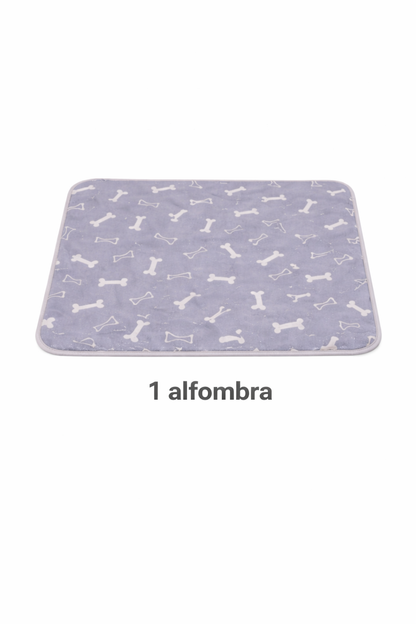 Alfombra absorbente lavable para perros
